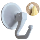 Cabide De Pressão Com Ventosa Branco | Kaztec | Kit 02 Un